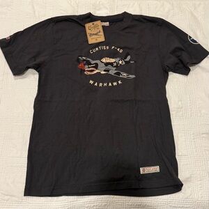 Curtiss P-40 Warhawk Graphic T-Shirt - Black